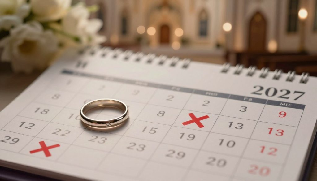 cand nu se fac nunti in 2027