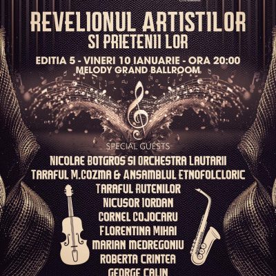 Revelionul Artiștilor 2026 – Ediția a VI-a Eveniment By Marian Cozma & Nikki Events